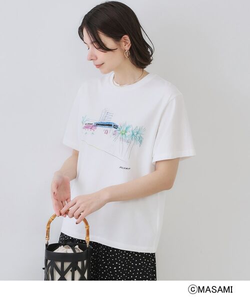 OPAQUE.CLIP / オペーク ドット クリップ Tシャツ | 風景イラストプリントTシャツ | 詳細1