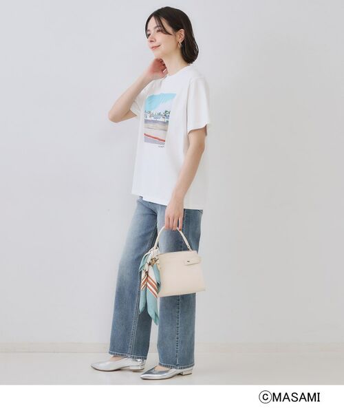 OPAQUE.CLIP / オペーク ドット クリップ Tシャツ | 風景イラストプリントTシャツ | 詳細11