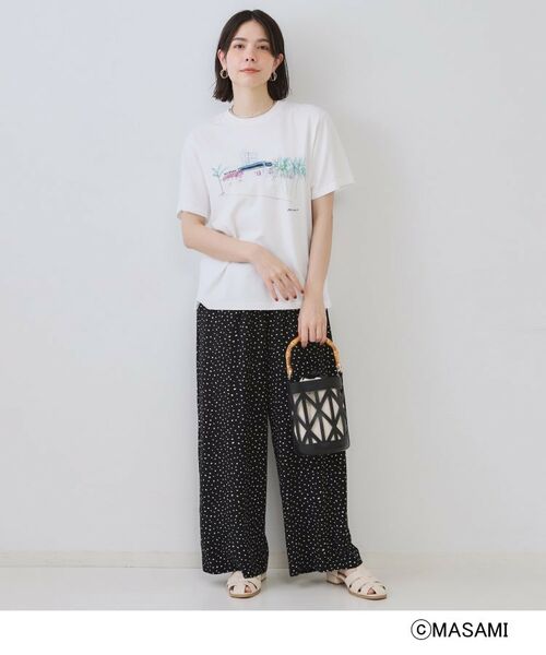 OPAQUE.CLIP / オペーク ドット クリップ Tシャツ | 風景イラストプリントTシャツ | 詳細2