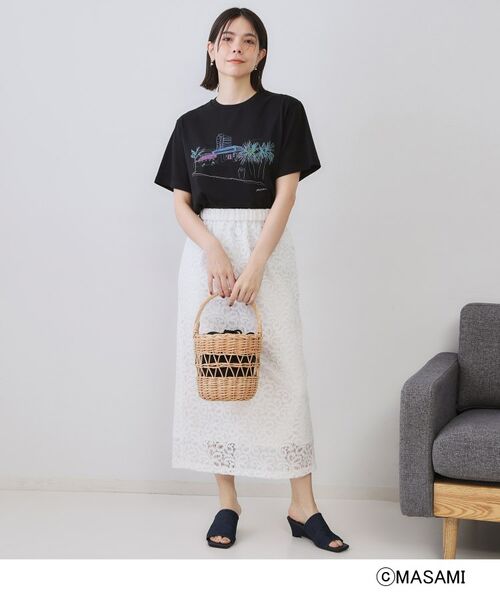 OPAQUE.CLIP / オペーク ドット クリップ Tシャツ | 風景イラストプリントTシャツ | 詳細6