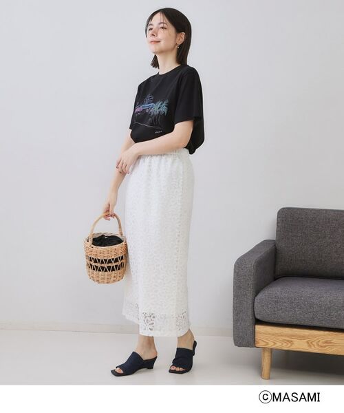 OPAQUE.CLIP / オペーク ドット クリップ Tシャツ | 風景イラストプリントTシャツ | 詳細7