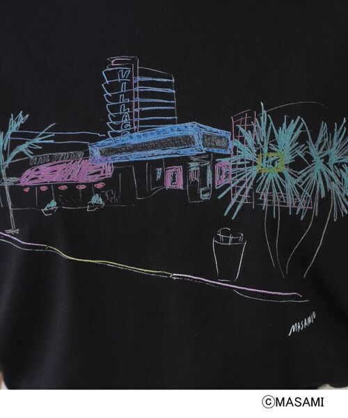 OPAQUE.CLIP / オペーク ドット クリップ Tシャツ | 風景イラストプリントTシャツ | 詳細8