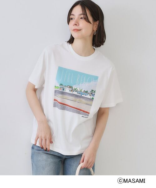 OPAQUE.CLIP / オペーク ドット クリップ Tシャツ | 風景イラストプリントTシャツ | 詳細9