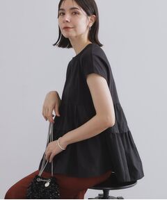 OPAQUE.CLIP / オペーク ドット クリップ カットソー | ドッキングティアードトップス【洗濯機洗い可】