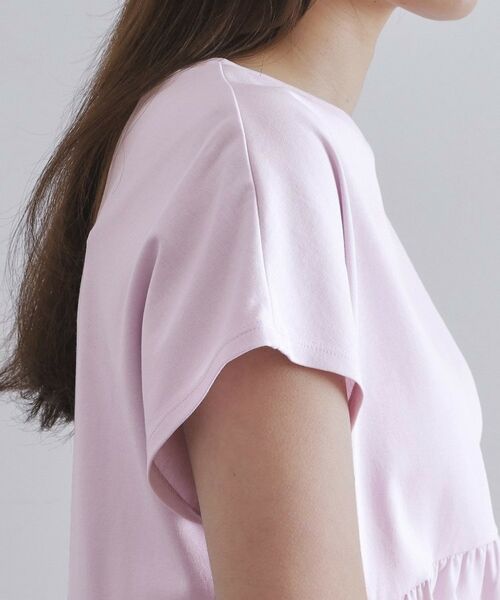 OPAQUE.CLIP / オペーク ドット クリップ カットソー | ドッキングティアードトップス【洗濯機洗い可】 | 詳細17