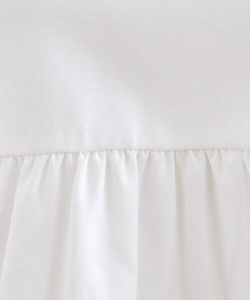 OPAQUE.CLIP / オペーク ドット クリップ カットソー | ドッキングティアードトップス【洗濯機洗い可】 | 詳細4