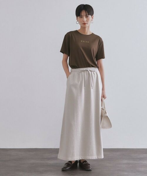 OPAQUE.CLIP / オペーク ドット クリップ Tシャツ | メタリック刺繍ロゴTシャツ【接触冷感/洗濯機洗い可】 | 詳細10