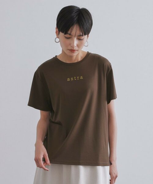 OPAQUE.CLIP / オペーク ドット クリップ Tシャツ | メタリック刺繍ロゴTシャツ【接触冷感/洗濯機洗い可】 | 詳細13