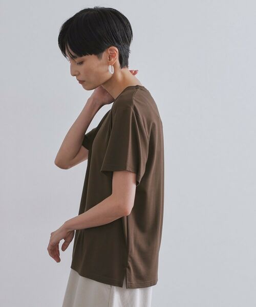 OPAQUE.CLIP / オペーク ドット クリップ Tシャツ | メタリック刺繍ロゴTシャツ【接触冷感/洗濯機洗い可】 | 詳細14