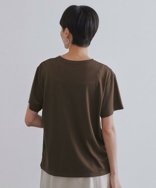 OPAQUE.CLIP / オペーク ドット クリップ Tシャツ | メタリック刺繍ロゴTシャツ【接触冷感/洗濯機洗い可】 | 詳細15