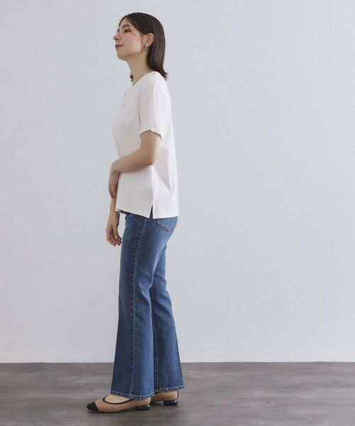 OPAQUE.CLIP / オペーク ドット クリップ Tシャツ | メタリック刺繍ロゴTシャツ【接触冷感/洗濯機洗い可】 | 詳細3