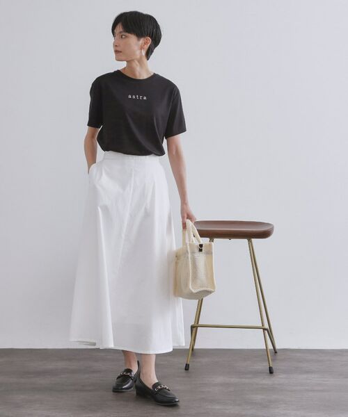 OPAQUE.CLIP / オペーク ドット クリップ Tシャツ | メタリック刺繍ロゴTシャツ【接触冷感/洗濯機洗い可】 | 詳細6