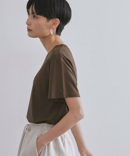 OPAQUE.CLIP / オペーク ドット クリップ Tシャツ | メタリック刺繍ロゴTシャツ【接触冷感/洗濯機洗い可】 | 詳細9