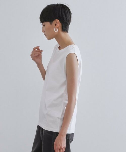 OPAQUE.CLIP / オペーク ドット クリップ カットソー | 《CanCam掲載》ツインセット/フリルキャミビスチェ×フレンチスリーブカットソー【洗濯機洗い可】 | 詳細17