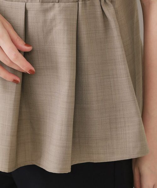 OPAQUE.CLIP / オペーク ドット クリップ カットソー | タックビスチェドッキングカットソー【洗濯機洗い可】 | 詳細19