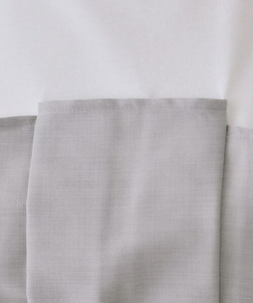 OPAQUE.CLIP / オペーク ドット クリップ カットソー | タックビスチェドッキングカットソー【洗濯機洗い可】 | 詳細4