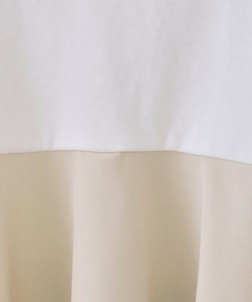 OPAQUE.CLIP / オペーク ドット クリップ カットソー | 配色フハクドッキングペプラムトップス【洗濯機洗い可/抗ピル】 | 詳細12
