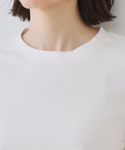 OPAQUE.CLIP / オペーク ドット クリップ カットソー | 配色フハクドッキングペプラムトップス【洗濯機洗い可/抗ピル】 | 詳細16