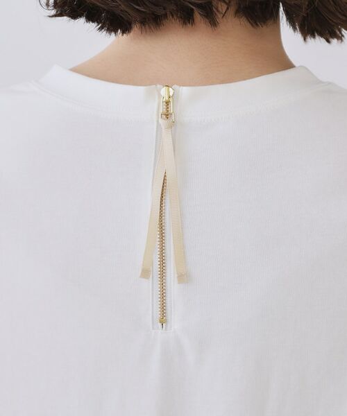 OPAQUE.CLIP / オペーク ドット クリップ カットソー | 配色フハクドッキングペプラムトップス【洗濯機洗い可/抗ピル】 | 詳細17