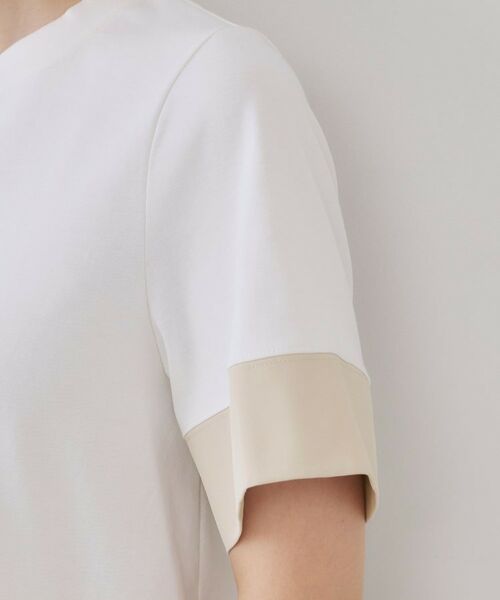 OPAQUE.CLIP / オペーク ドット クリップ カットソー | 配色フハクドッキングペプラムトップス【洗濯機洗い可/抗ピル】 | 詳細18