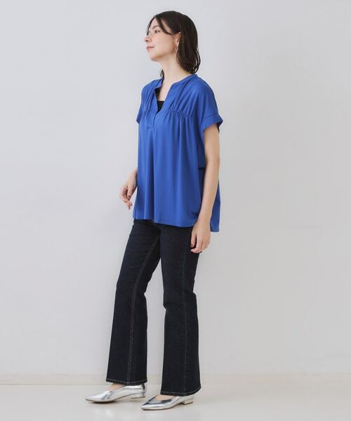 OPAQUE.CLIP / オペーク ドット クリップ カットソー | スキッパーフレアカットソー【接触冷感/洗濯機洗い可】 | 詳細15