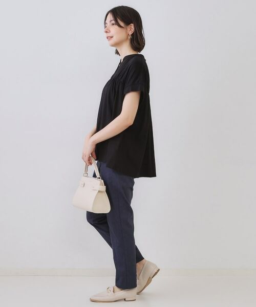 OPAQUE.CLIP / オペーク ドット クリップ カットソー | スキッパーフレアカットソー【接触冷感/洗濯機洗い可】 | 詳細3