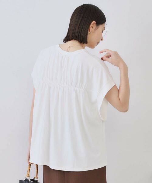 OPAQUE.CLIP / オペーク ドット クリップ カットソー | スキッパーフレアカットソー【接触冷感/洗濯機洗い可】 | 詳細5