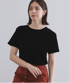 OPAQUE.CLIP / オペーク ドット クリップ カットソー | フロッキーチュールTシャツ【洗濯機洗い可】