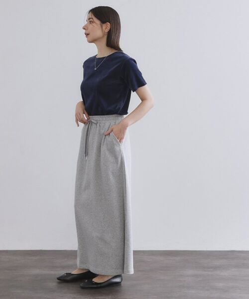 OPAQUE.CLIP / オペーク ドット クリップ カットソー | フロッキーチュールTシャツ【洗濯機洗い可】 | 詳細10