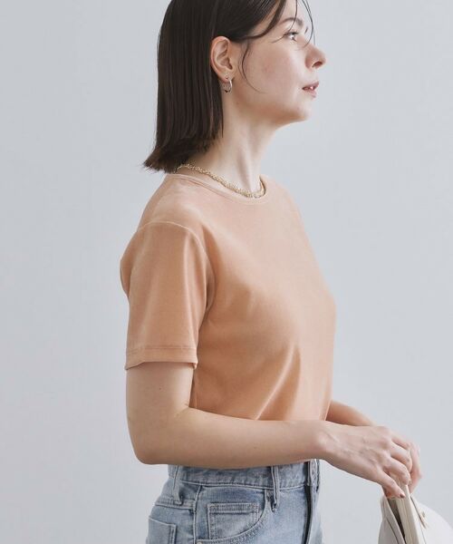 OPAQUE.CLIP / オペーク ドット クリップ カットソー | フロッキーチュールTシャツ【洗濯機洗い可】 | 詳細12