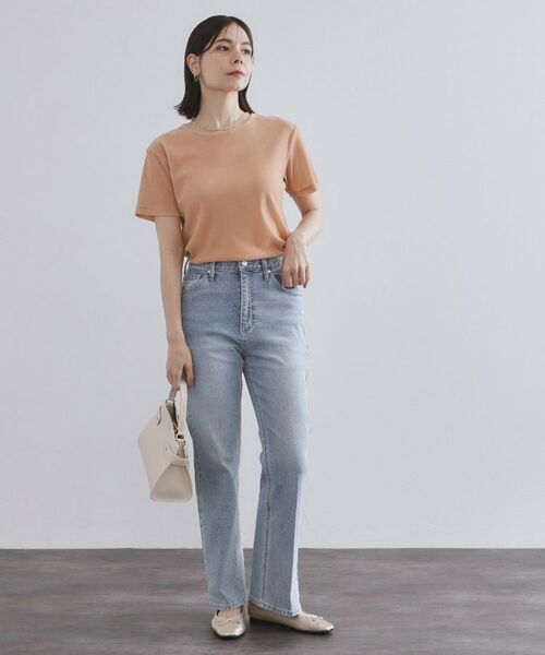 OPAQUE.CLIP / オペーク ドット クリップ カットソー | フロッキーチュールTシャツ【洗濯機洗い可】 | 詳細13