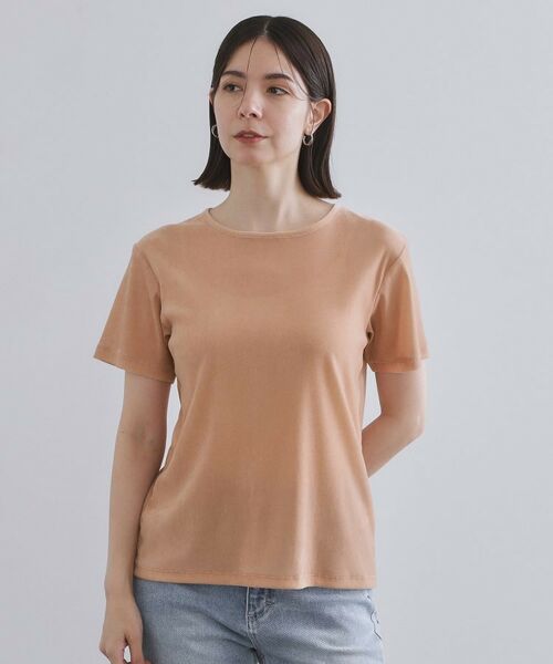 OPAQUE.CLIP / オペーク ドット クリップ カットソー | フロッキーチュールTシャツ【洗濯機洗い可】 | 詳細16