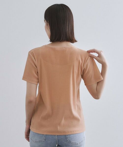 OPAQUE.CLIP / オペーク ドット クリップ カットソー | フロッキーチュールTシャツ【洗濯機洗い可】 | 詳細18