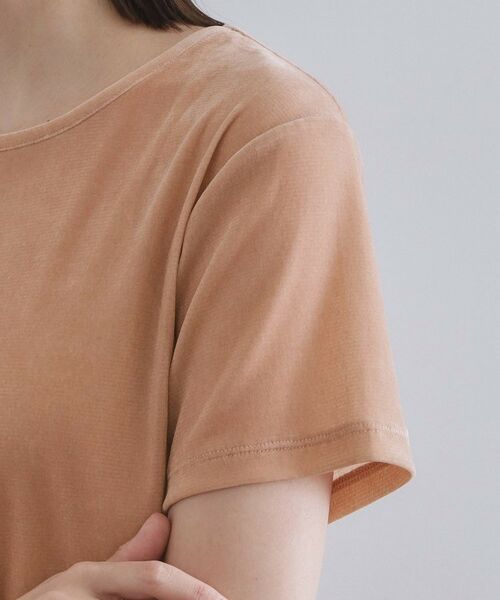 OPAQUE.CLIP / オペーク ドット クリップ カットソー | フロッキーチュールTシャツ【洗濯機洗い可】 | 詳細20