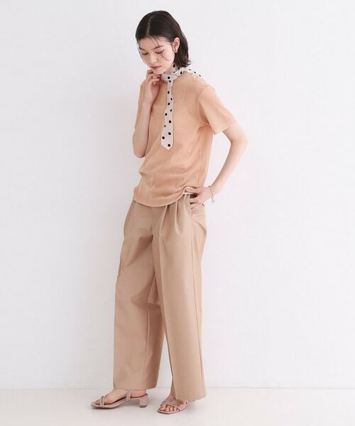 OPAQUE.CLIP / オペーク ドット クリップ カットソー | フロッキーチュールTシャツ【洗濯機洗い可】 | 詳細24