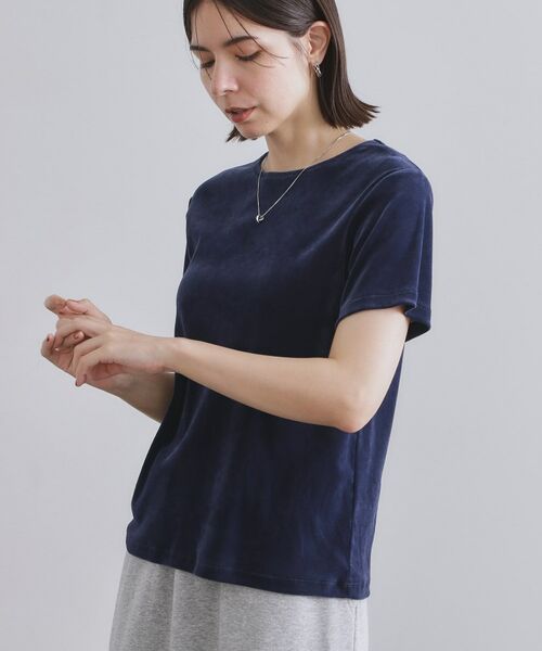 OPAQUE.CLIP / オペーク ドット クリップ カットソー | フロッキーチュールTシャツ【洗濯機洗い可】 | 詳細8