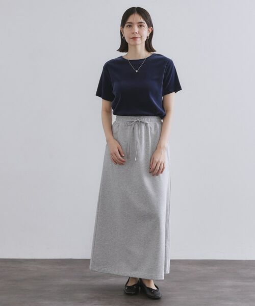 OPAQUE.CLIP / オペーク ドット クリップ カットソー | フロッキーチュールTシャツ【洗濯機洗い可】 | 詳細9