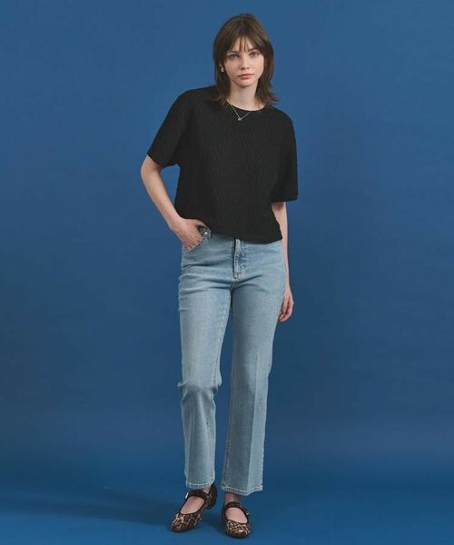 OPAQUE.CLIP / オペーク ドット クリップ カットソー | ふくれジャカードトップス【洗濯機洗い可】 | 詳細11