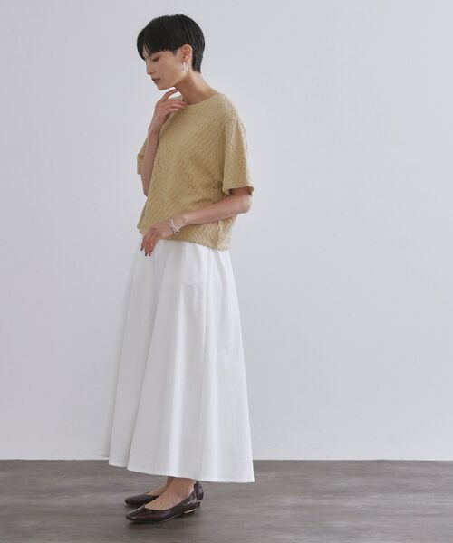 OPAQUE.CLIP / オペーク ドット クリップ カットソー | ふくれジャカードトップス【洗濯機洗い可】 | 詳細14