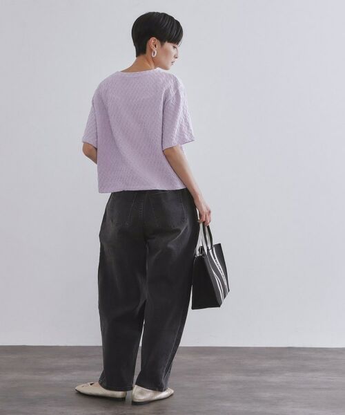 OPAQUE.CLIP / オペーク ドット クリップ カットソー | ふくれジャカードトップス【洗濯機洗い可】 | 詳細19