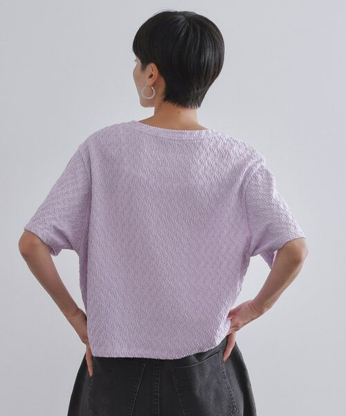 OPAQUE.CLIP / オペーク ドット クリップ カットソー | ふくれジャカードトップス【洗濯機洗い可】 | 詳細23