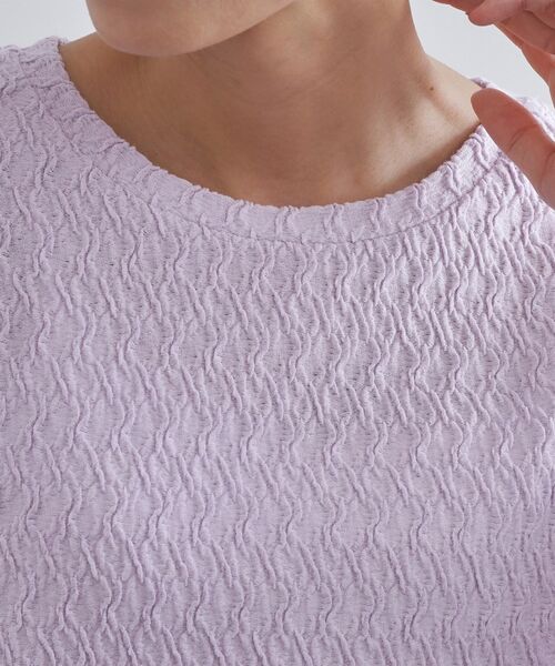 OPAQUE.CLIP / オペーク ドット クリップ カットソー | ふくれジャカードトップス【洗濯機洗い可】 | 詳細24