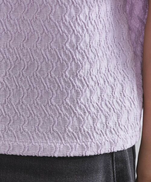 OPAQUE.CLIP / オペーク ドット クリップ カットソー | ふくれジャカードトップス【洗濯機洗い可】 | 詳細26