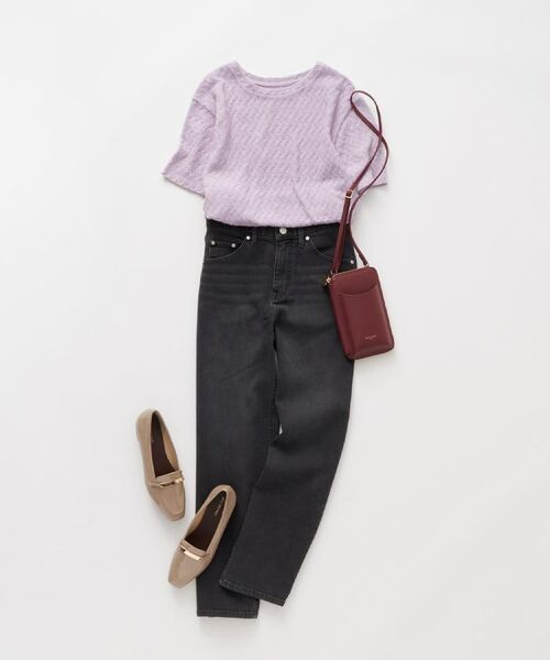 OPAQUE.CLIP / オペーク ドット クリップ カットソー | ふくれジャカードトップス【洗濯機洗い可】 | 詳細27