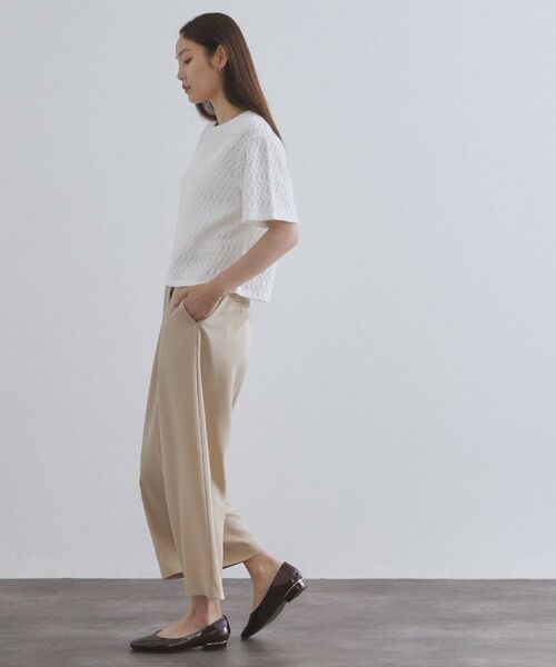 OPAQUE.CLIP / オペーク ドット クリップ カットソー | ふくれジャカードトップス【洗濯機洗い可】 | 詳細3