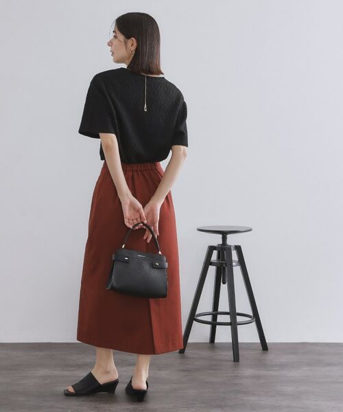 OPAQUE.CLIP / オペーク ドット クリップ カットソー | ふくれジャカードトップス【洗濯機洗い可】 | 詳細7