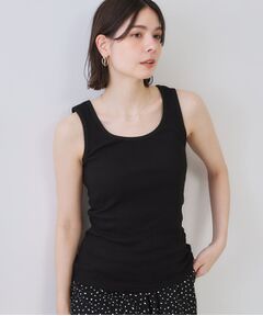 OPAQUE.CLIP / オペーク ドット クリップ キャミソール・チューブトップ | ベーシックテレコタンクトップ【洗濯機洗い可】