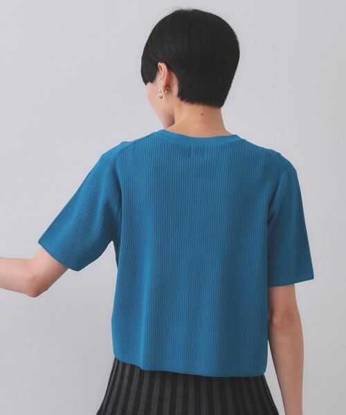 OPAQUE.CLIP / オペーク ドット クリップ カーディガン・ボレロ | フロントビジューリブニットカーディガン【洗濯機洗い可/抗ピル】 | 詳細15