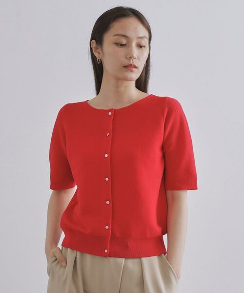 OPAQUE.CLIP / オペーク ドット クリップ カーディガン・ボレロ | ガーダーニットカーディガン【UVケア/洗濯機洗い可】 | 詳細13