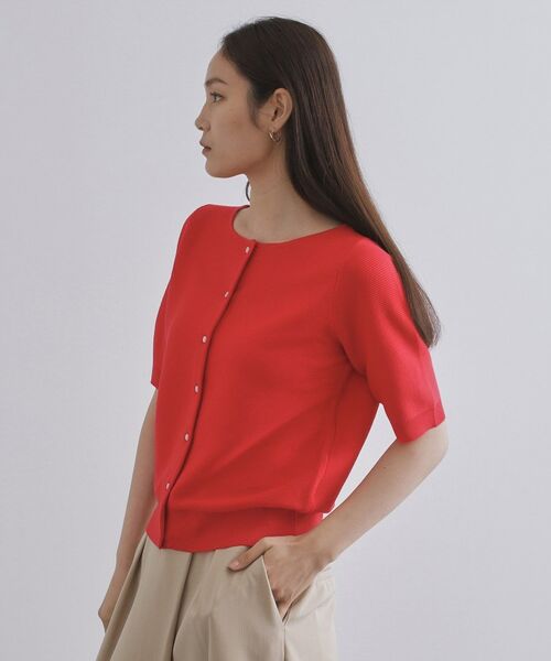 OPAQUE.CLIP / オペーク ドット クリップ カーディガン・ボレロ | ガーダーニットカーディガン【UVケア/洗濯機洗い可】 | 詳細14